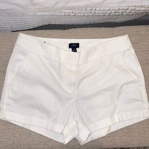 J CREW WHITE SHORTS SIZE 4